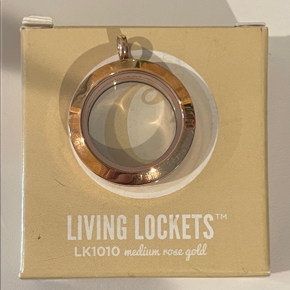 Origami Owl Medium Rose Gold Living Locket